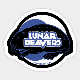 Lunar Beavers Sticker